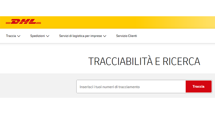 Traccia pacco DHL da casa del Blog Centro Spedizione Pacchi